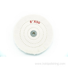 White jewelry polishing wheel